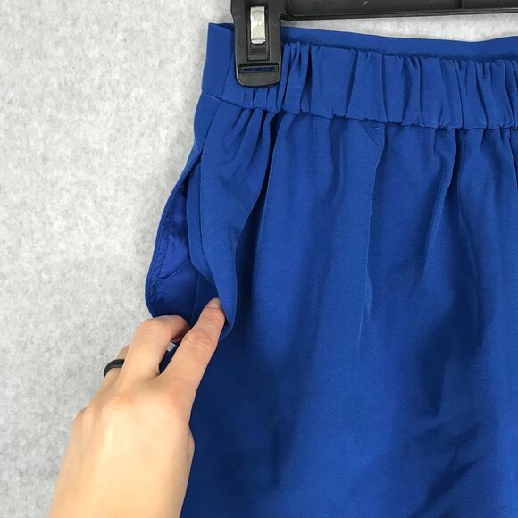 Sincerely Jules Shorts Medium Blue Pleated Corp Career Preppy Academia Dressy‎ - Picture 8 of 10